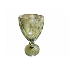 GREE N Coloured Crystal Wine Glasses - Set Of 6