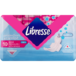Libresse Protection & Comfort Scented Maxi Regular Deo Sanitary Pads With Wings 10 Pack