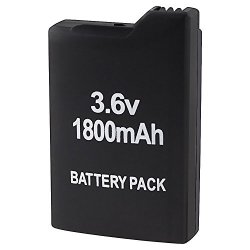 Theo&cleo For Sony Psp 1000 1001 High Capacity 1800mah Extended Rechargeable Battery Us