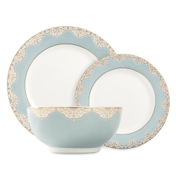 @home Gold Lace Dinnerware Duckegg