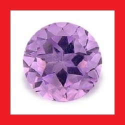Amethyst - Bright Purple Round Facet - 1.27cts