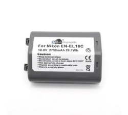 2750 Mah Lithium Replacement Battery For EN-EL18C Nikon Dslr Cameras