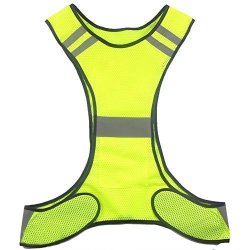 2 Pack Lightweight Safety Running Vest For Jogging Biking Dog Walking And Workwear Reflective Running Vest For Men And Women Outdoor Sport Yellow