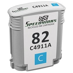 Speedy Inks - Remanufactured Replacement For Hp 82 Hp C4911A Cyan Ink Cartridge For Use In Hp Designjet 500 500PS 800 800PS 510 815MFP 820MFP Copier CC800PS