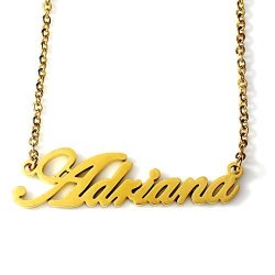 Name Necklace Adriana - 18K Gold Plated