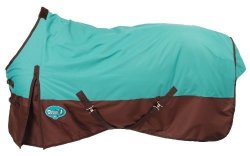 Tough 1 600 Denier Waterproof Horse Sheet Turquoise brown 75-INCH