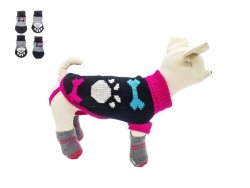 Pet Cloth Dog Jersey Dog Sweater With Socks F