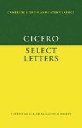Cicero: Select Letters Paperback