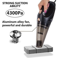 Car Vacuum Cleaner Dc 12V High Power With Stronger Suctio Portable Handheld Vacuum Cleaner For Car Wet Dry Use
