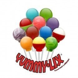 Yummy Lix Gourmet 20 Flavors Mix Lollipops 80 Ct Box