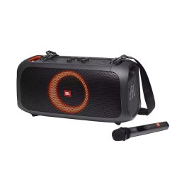 Jbl Partybox On The Go Portable Bluetooth Speaker With Lights & Wireless MIC - Black