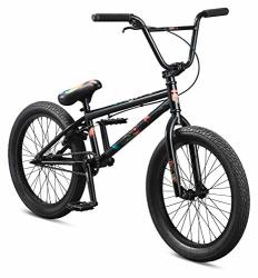 Mongoose Legion L40 Freestyle Bmx Bike For Beginner-level To Advanced Riders Steel Frame 20-INCH Wheels Black multicolored
