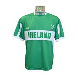 Carrolls Irish Gifts Men's Replica Style Ireland Lansdowne Rugby Jersey Green Colour