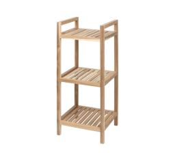 Wenko - 3-TIER Shelving Unit - Acina Range - Acacia Wood