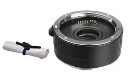Canon Telephoto Ef 85MM F 1.8 Usm 2X Teleconverter 4 Elements + Nwv Direct Microfiber Cleaning Clo