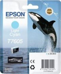 Epson Genuine T7605 Light Cyan 25.9ML Ink Cartridge C13T76054010