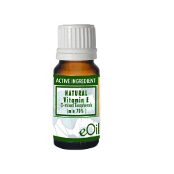Vitamin E Natural 70 % Active Ingredient D - Mixed - Or Gamma Tocopherols - 10 Ml