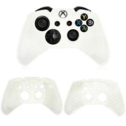 Shensee Silicone Rubber Skin Case Gel Protective Cover For Xbox One Wireless Controller White