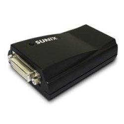 Sunix VGA2728 USB 3.0 To Dvi-i External Video Adapter Also Compatible With USB 2.0