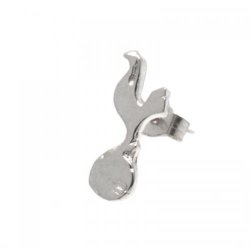 Tottenham Hotspur Football Club Sterling Silver Stud Earring Official Product