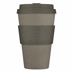 Ecoffee Bamboo Fibre Reusable Coffee Cup Molto Grigio 400ML