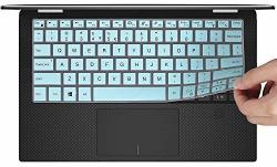 Heycase For Dell Xps 13 Inch Keyboard Skin Cover Protector Ultra Silicone Compatible For 2018 Newest Dell Xps 13 9370 & 2017 Release Dell Xps 13 9365 13.3 Inch Mint Green