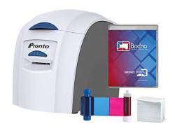 Bodno Magicard Pronto Id Card Printer & Complete Supplies Package With Id Software Magicard Pronto Id Card Printer & Complete Supplies Package