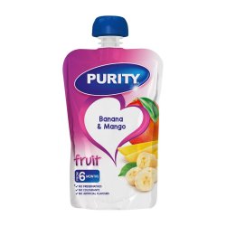 Purity Pureed 110ML - Banana & Mango