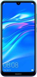 Huawei Y7 2019 32GB 3GB 6.26 Dewdrop Display 4000 Mah Battery 4G LTE GSM Dual Sim Factory Unlocked Smartphone DUB-LX3 - International Version No Warranty Blue
