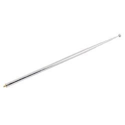 Steel Rod 7 Sections Tv Telescopic Antenna Aerial 110CM Long