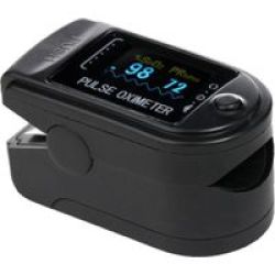 Jn Fingertip Pulse Oximeter Monitor Black