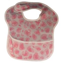 4AKID Waterproof Baby Bib With Crumb Catcher - Assorted Designs - Pink Camo