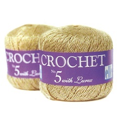 Knitting - Elle Yarns Crochet No 5 With Lurex Wool 500g
