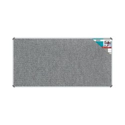 Bulletin Board Ribbed Aluminium Frame 1800X900MM - Laurel