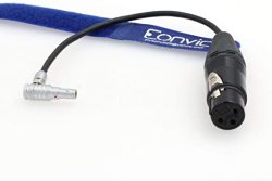 Eonvic Neutrik 3 Pin XLR Female to 00b 5 Pin Male Audio Cable for Z CAM E2 and ARRI Mini Camera 