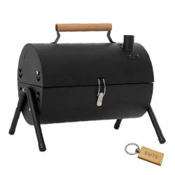 Adventure-ready Portable Barbecue Grill + Smte Keyring
