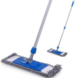 Kleaner Microfiber Chenille Flat Floor Mop - Premium Mop For Wet Or Dry Cleaning Mop Away Dust On Vinyl Floors In Seconds. Effortly Sweeps
