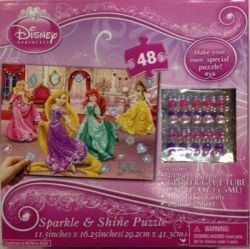 Cardinal Books Disney Princess Sparkle & Shine Puzzle