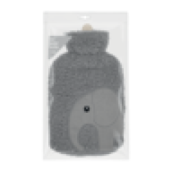 General Hot Water Bottle With Soft Touch Sleeve 2L