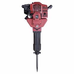 Gas Demolition Jack Hammer One Man Earth Drill With Point And Flat Chisel Punch Single Cylinder Air Cooling