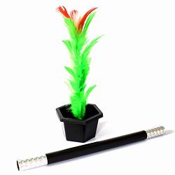 Ouermama Magic Wand To Flower Magic Trick Easy Magic Props For Magic Performance