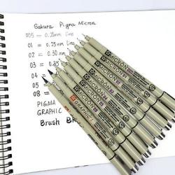 Micron Drawing Pen Liner Set - 9PCS
