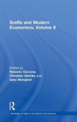 Sraffa And Modern Economics Volume II Hardcover