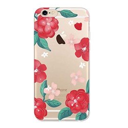 Iphone 7 Plus Case Bestcyc Vibrant Flowers Pattern Series Transparent Soft Rubber Tpu Clear Case Protective Back Cover For Apple Iphone 7 Plus 5.5 Inch