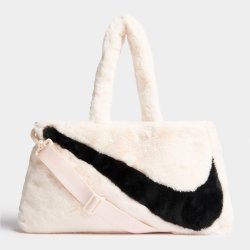 Nike Women&apos S Nsw Faux Fur Pink Tote Bag