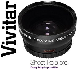 Vivitar HD4 Optics Wide Angle With Macro Lens For Nikon D3400 D5600 55MM Compatible