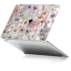 Gmyle Floral Garden Pattern Soft-touch Crystal Plastic Hard Case Print For Apple Macbook 12 Inch With Retina Display Model: A1534 2015 Release
