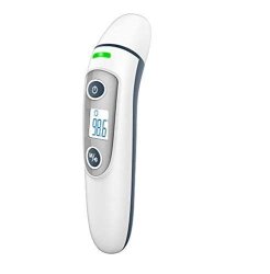 Medical Forehead And Ear Thermometer Digital Infrared Temporal Thermometer For Fever Instant Accurate Reading For Baby Kids And Adults