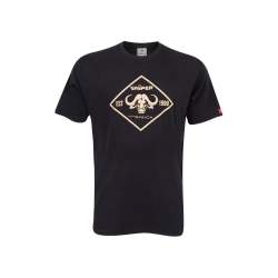 Sniper Africa Diamond Buffalo T-Shirt Black