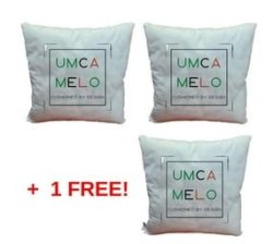 Umcamelo - Generously Filled - Faux Down Scatter Cushion Inners - 55CM X 55CM - Pack Of 2 + 1 Free